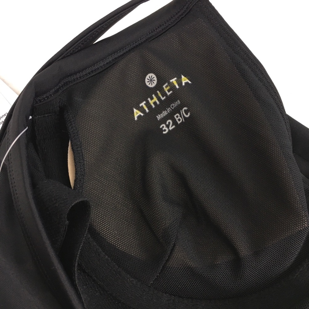 Athleta Twister Tankini Black 32B/C NWT - Picture 8 of 8